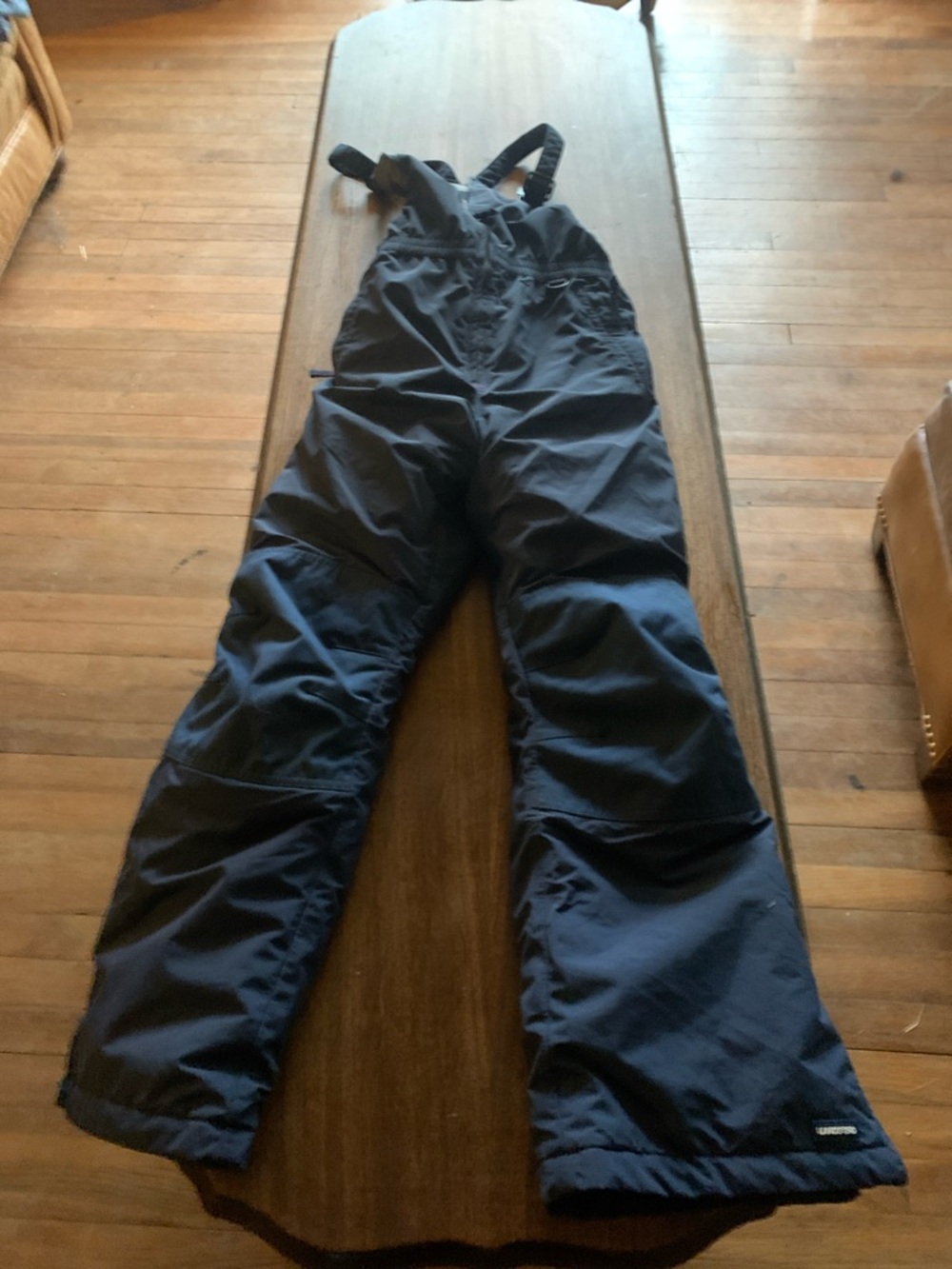 Kids Navy Blue Snow Bib Pants